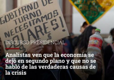 El presidente Arce sigue negando la realidad crítica que vive el país. Su discurso…