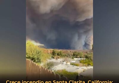 🇺🇸 | URGENTE El incendio Hughes, al norte de Santa Clarita, California, ha crecido…