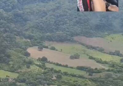 Imágenes del sobrevuelo a las zonas afectadas por el desborde de ríos en el…