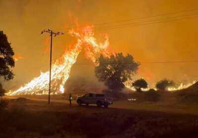 🇺🇸 | AHORA: Imágenes del incendio Hughes, en California