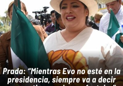 La Ministra respondió a Morales, quien afirmó que Bolivia retornó al Estado colonial por…