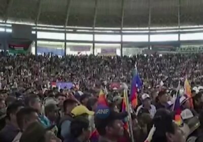 | Durante un acto conmemorativo por el Día del Estado Plurinacional en #Cochabamba,…