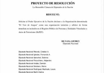 🇦🇷🇻🇪 | ÚLTIMA HORA Diputados argentinos presentaron un proyecto para declarar al Tren de…