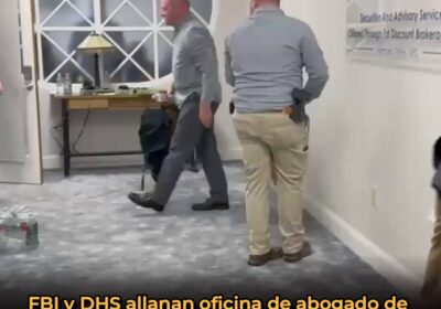 🇺🇸 | ÚLTIMA HORA: El FBI y el Departamento de Seguridad Nacional (DHS) allanaron…