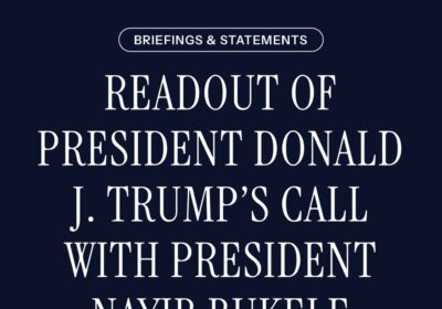 🇺🇸🇸🇻 | ÚLTIMA HORA El presidente Donald J. Trump conversó con Nayib Bukele sobre…