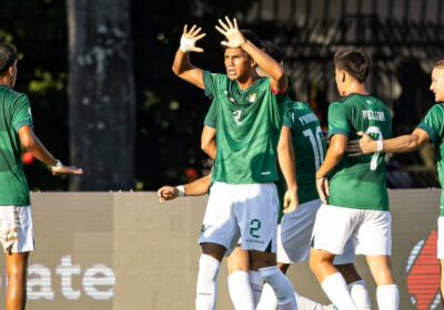 #Fútbol | Final del primer tiempo en el Polideportivo Misael Delgado de Valencia (Venezuela).…