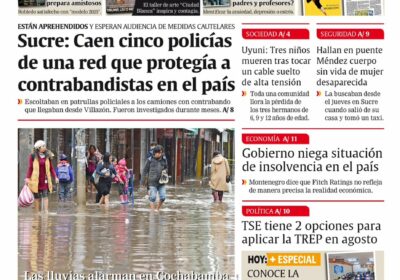 Buenos días, estimados seguidores. Les presentamos la #portada de nuestra edición impresa de hoy,…