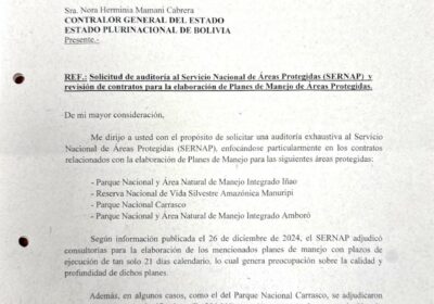 | La senadora de CC Cecilia Requena solicitó a la Contraloría realizar una…