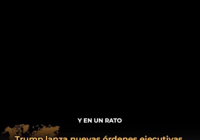 🇺🇸 | ÚLTIMA HORA El presidente Trump anuncia nuevas órdenes ejecutivas: iniciar la construcción…