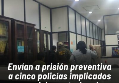 Los efectivos del orden son acusados de haber escoltado a una caravana de camiones…