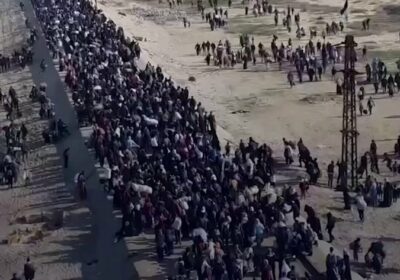 Israel permite a los palestinos regresar al norte de Gaza Israel ha empezado a…