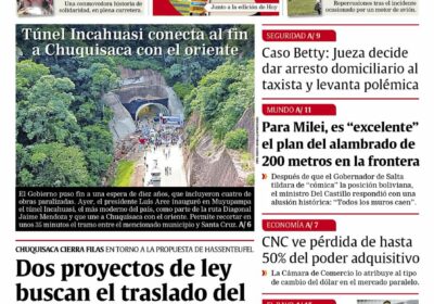 Buenos días, estimados seguidores. Les presentamos la #portada de nuestra edición impresa de hoy,…