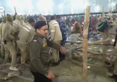 Estampida en festival religioso en la India Una estampida durante el multitudinario festival religioso…