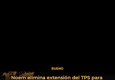 🇺🇸🇻🇪 | URGENTE La Secretaria de Seguridad Nacional, Kristi Noem, confirmó el fin de…