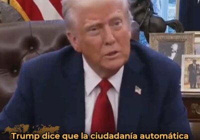 🇺🇸 | Trump defendió su postura sobre la ciudadanía por nacimiento y afirmó que…