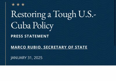 🇺🇸🇨🇺 | ÚLTIMA HORA A solo 11 días de asumir su nuevo mandato, Trump…