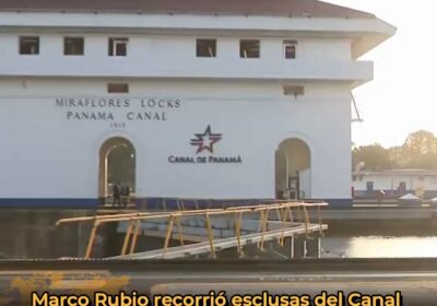 🇵🇦🇺🇸 | El Secretario de Estado Marco Rubio visitó las esclusas de Miraflores en…