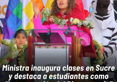 En el acto de apertura del año escolar, María Renée Castro hizo énfasis en…