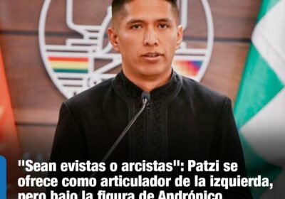 | #Política El líder del MTS lanzó una invitación pública para que Andrónico…