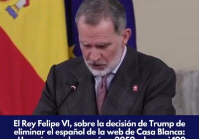 🇪🇸🇺🇸 | El Rey Felipe VI, sobre la decisión de Trump de eliminar el…