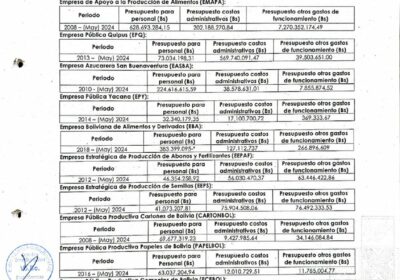 | Mire los gastos en personal de 11 empresas estatales y los millones…