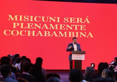 Misicuni será una empresa plenamente cochabambina. Acabaré con el centralismo. Es mi compromiso