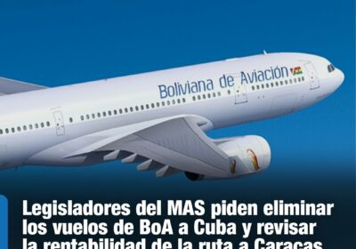 | #Economía Un informe reveló que BoA voló a Cuba en promedio con…