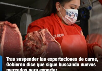 | #Economía La suspensión de las exportaciones de carne fue rechazada por los…