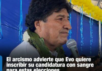 | #Política El expresidente anunció que llegará a La Paz con “miles de…