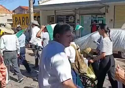 | #SantaCruz De esta manera se desarrolla la marcha multisectorial en rechazo a…