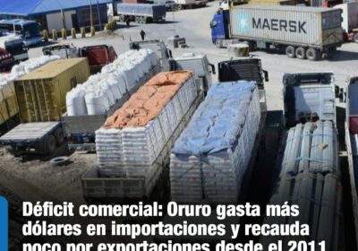 | #Economía Desde el 2010 hasta noviembre del 2024, Oruro recibió por exportaciones…