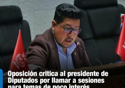 | #Política El diputado Ormachea recordó que la Cámara de Diputados destina al…