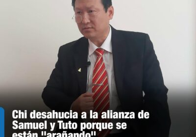 | #Política Por otra parte, Chi dijo que humanamente es imposible que llegue…