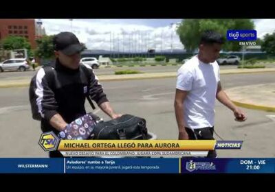 🏆🥇»Vengo para salir campeón», afirmó Michael Ortega en su llegada a Cochabamba