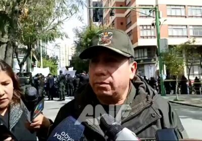 | #CumbreMultipartidaria Gunther Agudo, comandante departamental de la Policía en #LaPaz, informó que…