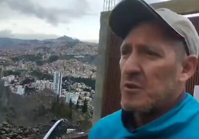 | La Alcaldía de #LaPaz reportó un movimiento de masa en Challaloma, en…