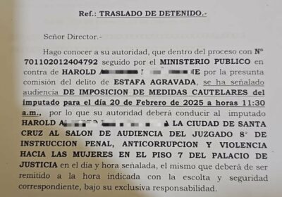 | 𝐅𝐈𝐉𝐀𝐍 𝐀𝐔𝐃𝐈𝐄𝐍𝐂𝐈𝐀 𝐃𝐄 𝐋𝐎𝐑𝐀 𝐏𝐀𝐑𝐀 𝐄𝐒𝐓𝐄 𝐉𝐔𝐄𝐕𝐄𝐒 Un juez ordenó el traslado…