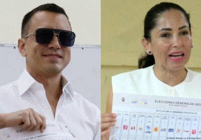 Los resultados de las elecciones en Ecuador dieron dos candidatos para la segunda vuelta:…