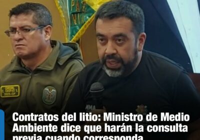 | Sectores campesinos denunciaron que el Gobierno firmó los contratos de litio a…