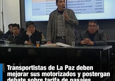 | #Seguridad La autoridad dijo que en caso de que los transportistas no…