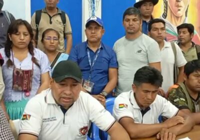 | #Política El dirigente de la CSUTCB, Ponciano Santos, reapareció después de tres…