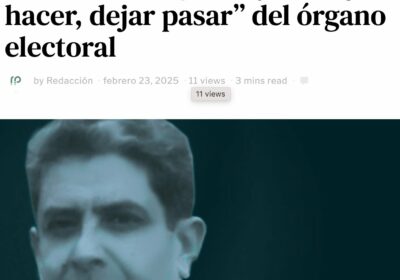 «Los miembros del órgano electoral deben recordar lo que dijo Julio César: ‘La mujer…