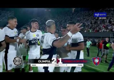 🇵🇾¡Olimpia fue el dueño del Clásico en Paraguay!🇵🇾 Ganó 2️⃣-1️⃣ a Cerro Porteño 🏟️ ¡Duelo Caliente!🔥