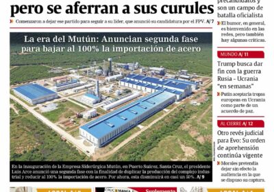 Buenos días, estimados seguidores. Les presentamos la #portada de nuestra edición impresa de hoy,…