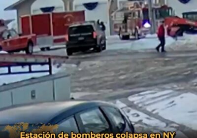 🇺🇸 | Estación de bomberos en Nueva York se derrumba por el peso de…