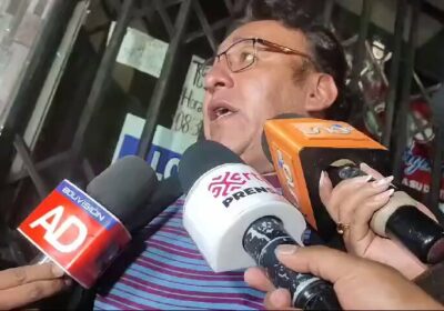 | El dirigente de la Federación Departamental de Choferes Chuquiago Marka, Santos Escalante,…