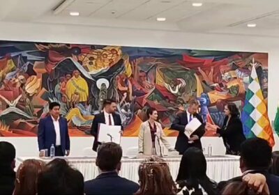 | 𝐁𝐎𝐋𝐈𝐕𝐈𝐀 𝐘 𝐂𝐇𝐈𝐋𝐄 𝐅𝐈𝐑𝐌𝐀𝐍 𝐂𝐎𝐍𝐕𝐄𝐍𝐈𝐎𝐒 𝐄𝐍 𝐓𝐄𝐌𝐀𝐒 𝐃𝐄 𝐒𝐄𝐆𝐔𝐑𝐈𝐃𝐀𝐃 #Bolivia y #Chile…