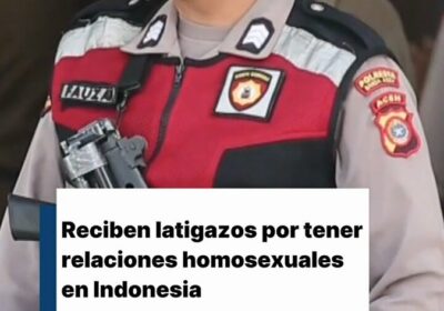 | Dos jóvenes de 18 y 24 años son castigados públicamente en Indonesia con…