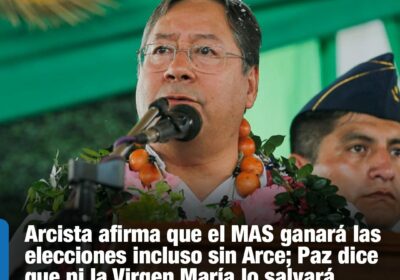 | #Política El presidente Luis Arce anunció que es precandidato, pero las organizaciones…