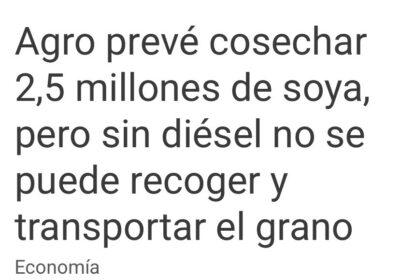 La incapacidad del gobierno está poniendo en riesgo la seguridad alimentaria del país. El…